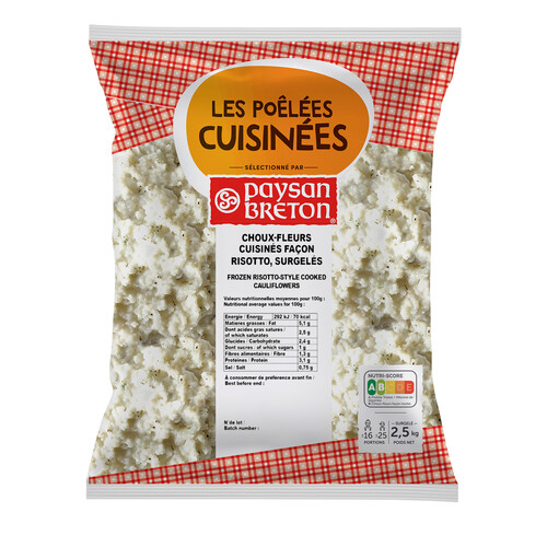 Choux-fleurs cuisinés façon risotto 