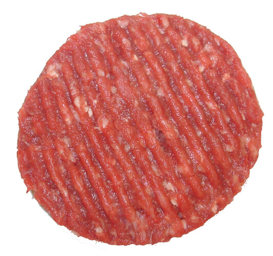 Steak hache HP rond 15% m.g aubrac vbf pièce de 100 g