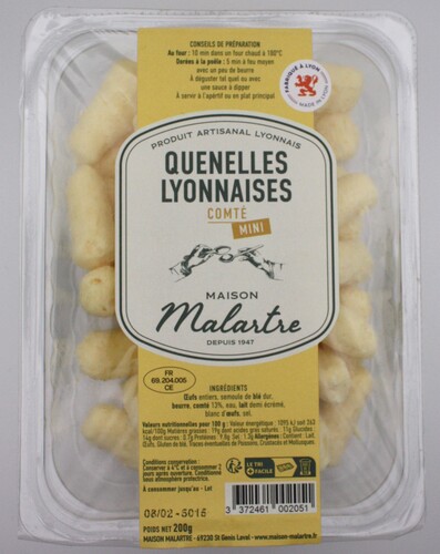 Mini quenelles au comté  