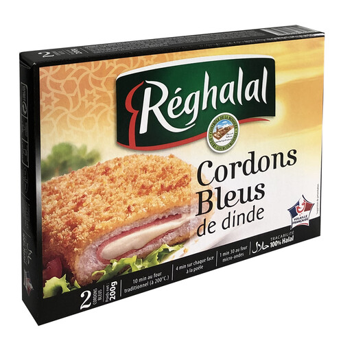 Cordon bleu de dinde halal  
