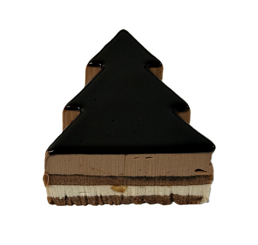 Sapin praliné chocolat individuel 