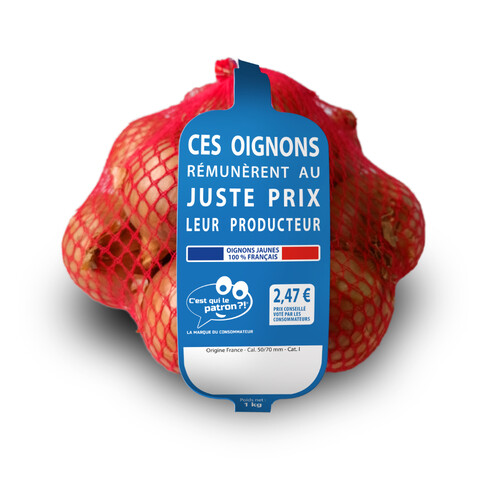 Oignon jaune 50/70 catégorie 1 France