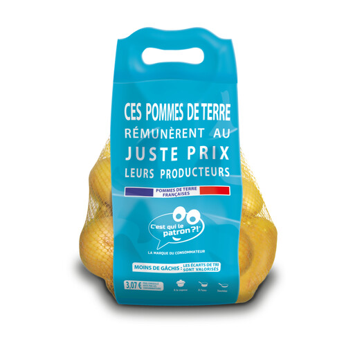 Pomme de terre normandeline lavée 35/55 catégorie 2 France