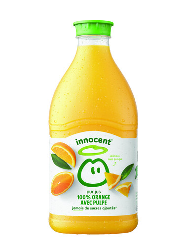 Jus d'orange avec pulpe  