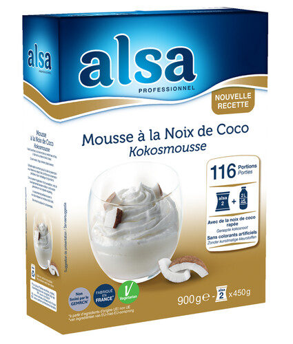Mousse noix de coco 116 portions