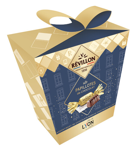 Pochette cadeau assostiment de bonbons de chocolat ville de Lyon