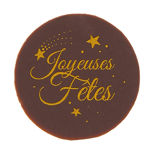Décor rond joyeuses fêtes  