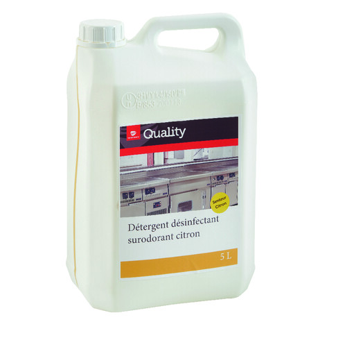 Détergent désinfectant surdorant parfum : citron
