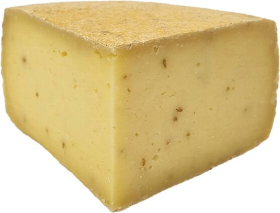 Tomme mezerac au cumin bleu blanc coeur 