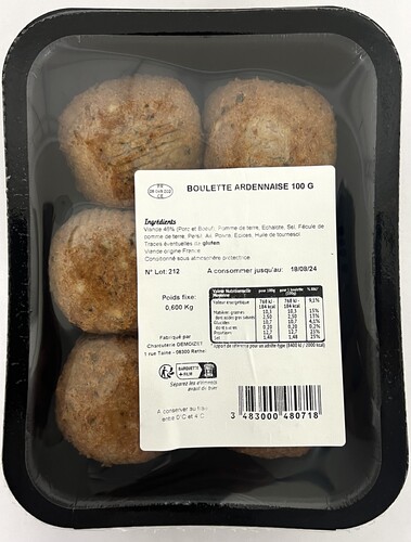 Boulette ardenaises  