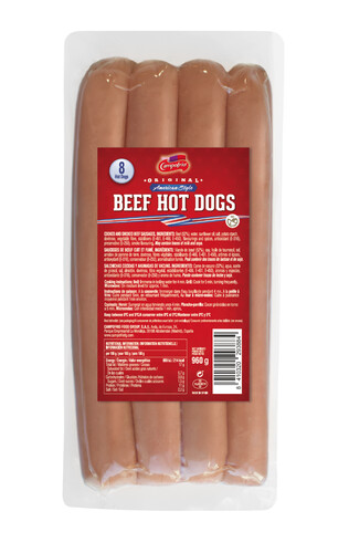 Saucisse hot dog de boeuf  