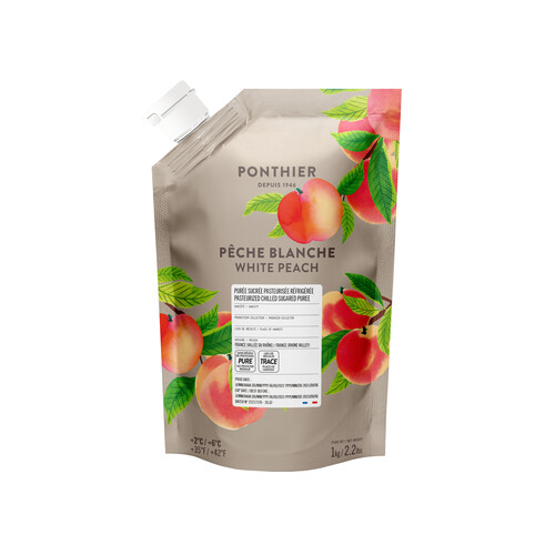 Purée de pêche blanche  