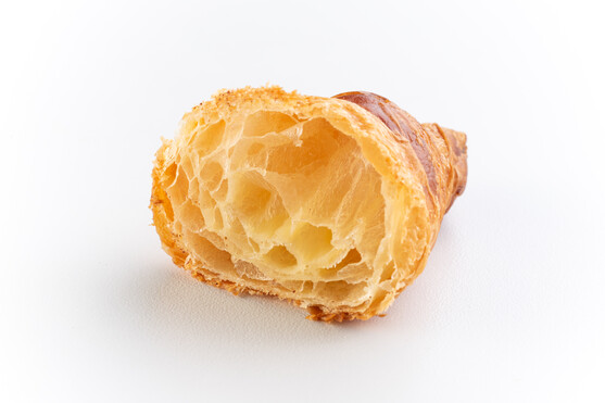 Mini croissant doré cru  
