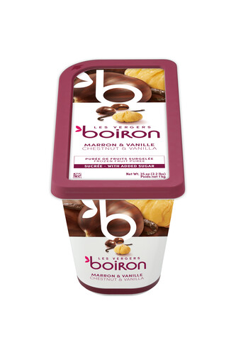 Purée de marron à la gousse de vanille