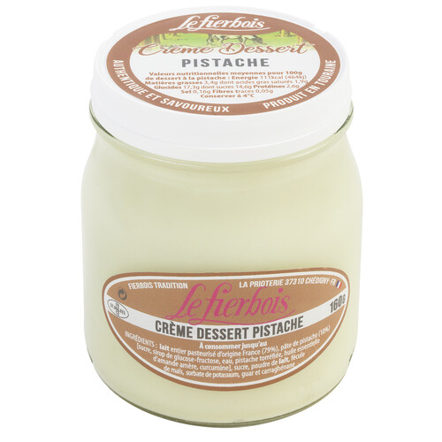 Crème dessert pistache