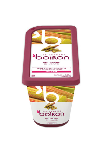 Purée de rhubarbe non sucrée 