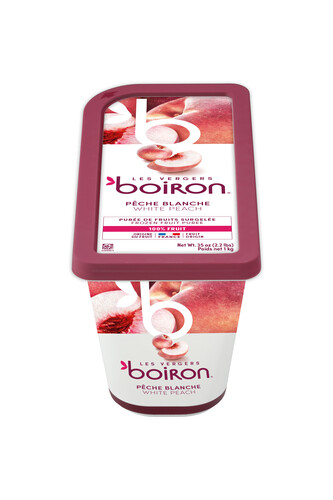 Purée de peche blanche non sucrée 