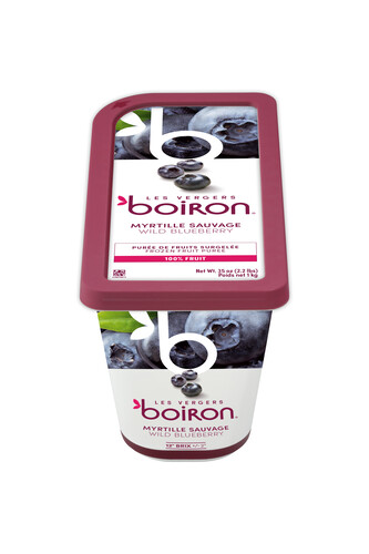 Purée myrtille non sucrée  