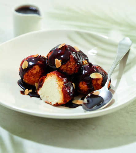 Profiteroles garnies crème glacée 