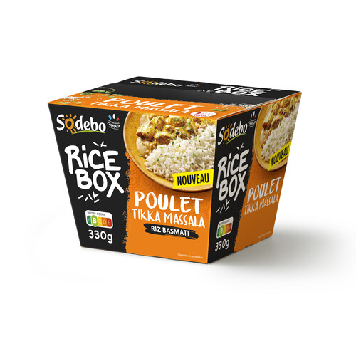 Rice box au poulet tikka  