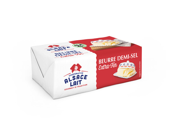 Beurre demi sel extra fin 81% matière grasse 