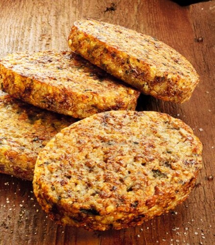 Galette boulgour haricot rouge poivron piment 