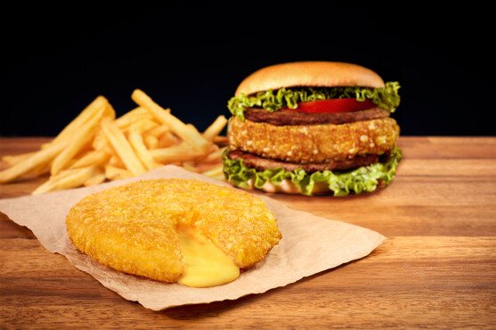 Crousty cheddar burger  