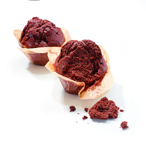Muffin double chocolat avec morceaux