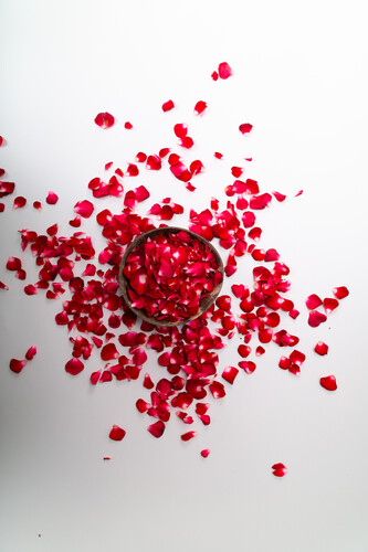 PETALE DE ROSE ROUGE comestible 