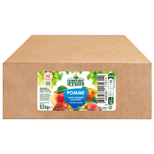 Purée de pommes HVE sans sucres ajoutées poche de 4.25 kg
