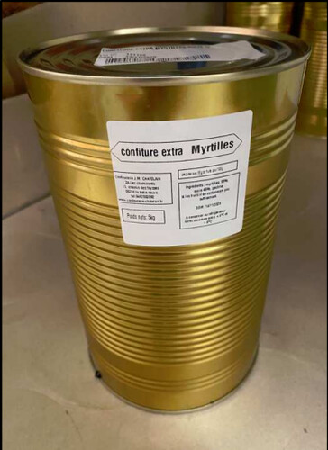 Confiture extra de myrtille  