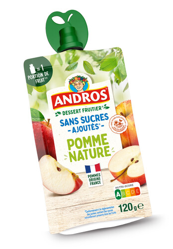 Gourdes pommes nature hve sans sucres ajoutés 