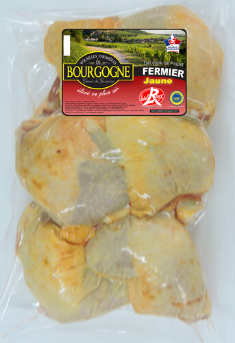 Cuisse de poulet jaune fermier label rouge 