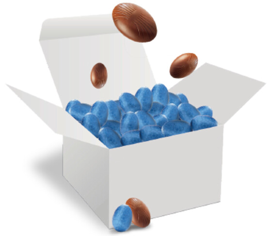 Oeuf cacao lait vrac  