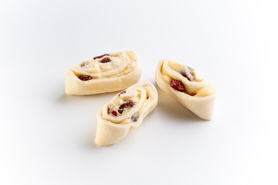 Mini pain aux raisins cru  