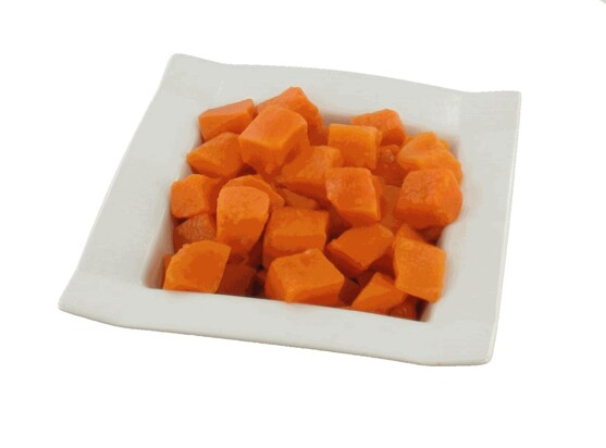 Potiron pasteurisé cube