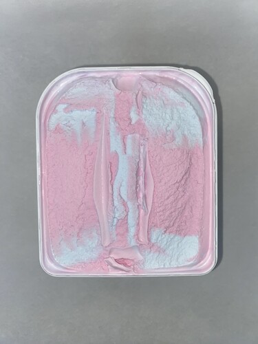 Glace bonbon licorne  