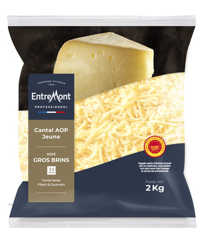 Cantal râpé aop 28% m.g.