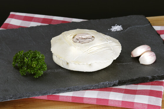 Tourte viande garnie  