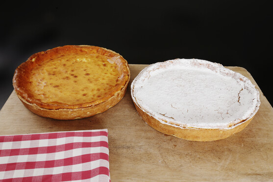 Tarte au fromage blanc cuite  
