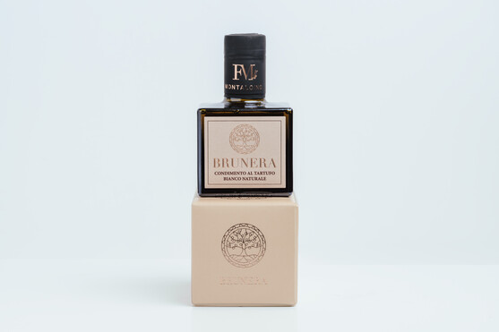 Huile olive extra vierge avec truffe blanche bouteille de 25 cl
