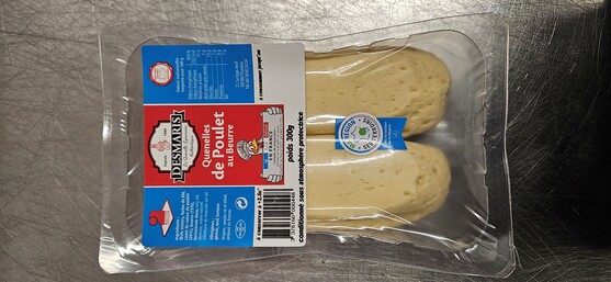 Quenelle de poulet au beurre  