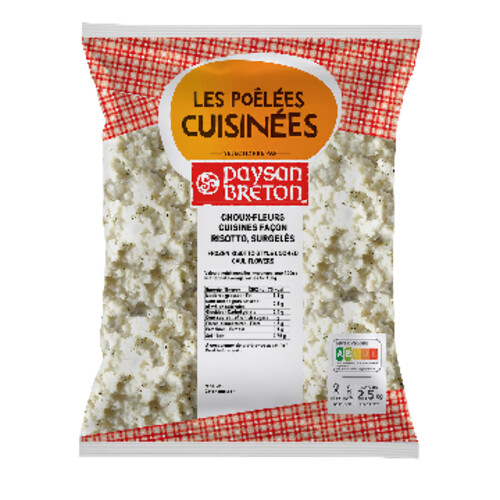 Choux-fleurs cuisinés façon risotto