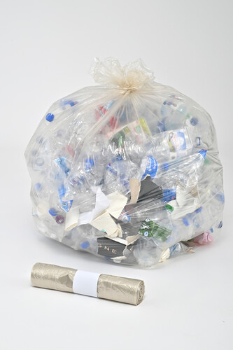 Sac transparent traditionnel 30 litres 