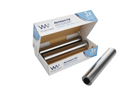 Papier aluminium recharge 200 mètres rouleau de 30 cm