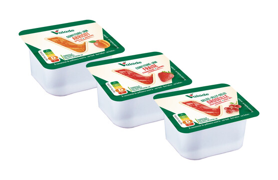 Confiture 3 parfums assortis abricots, fraises, groseilles 30 g