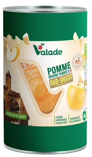 Compote pomme allégée en sucres HVE