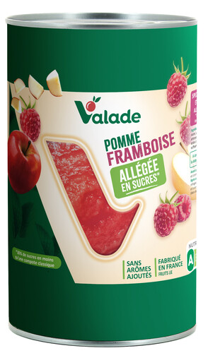 Compote de pommes et framboises