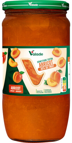 Confiture d'abricot extra 45%