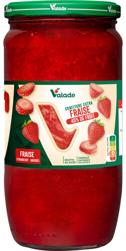 Confiture de fraise extra 45%